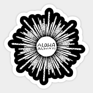 Always Aloha Sun Sticker